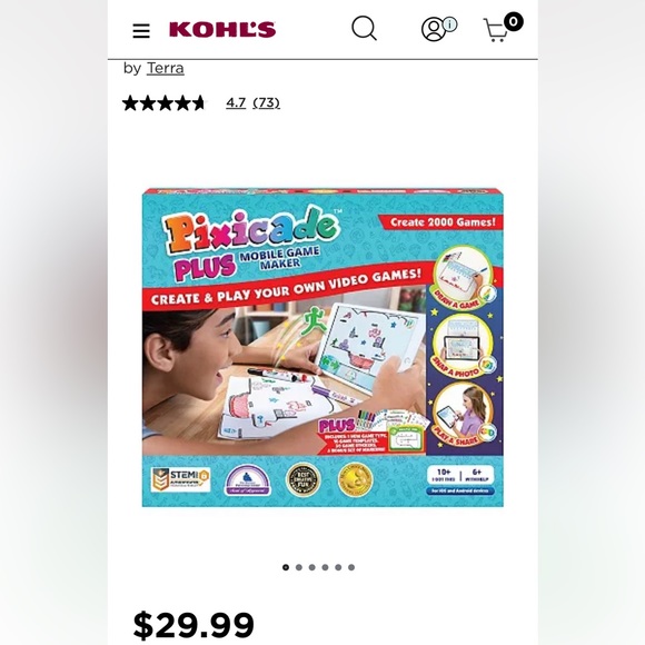 BRAND NEW Pixicade Plus NEVER OPENED mobile game maker - Picture 5 of 8